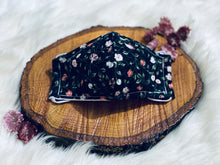 Load image into Gallery viewer, Night Flower- Three Layer, Anti-Fluid Face Mask