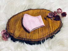 Load image into Gallery viewer, Littles Pretty in Pink-Three Layer, Anti-Fluid Face Mask