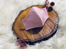Load image into Gallery viewer, Littles Pretty in Pink-Three Layer, Anti-Fluid Face Mask