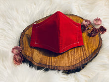 Load image into Gallery viewer, Royal Red- Three Layer, Anti-Fluid Face Mask

