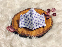 Load image into Gallery viewer, Polka Purple- Three Layer, Anti-Fluid Face Mask
